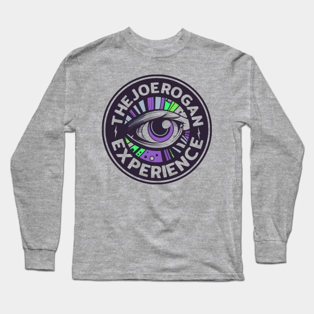 Trippy Eye Logo Art - Joe Rogan Experience Podcast Fan Art Long Sleeve T-Shirt by TeeTrendz